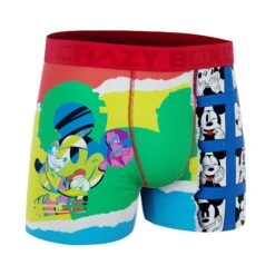 CRAZYBOXER Disney Mickey Pop Art Men's Boxer Briefs -Crazyboxer Sales Store CBDIS0104PAMI 3