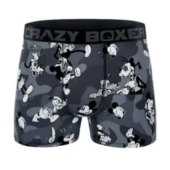 CRAZYBOXER Disney Classic Black Men's Boxer Briefs