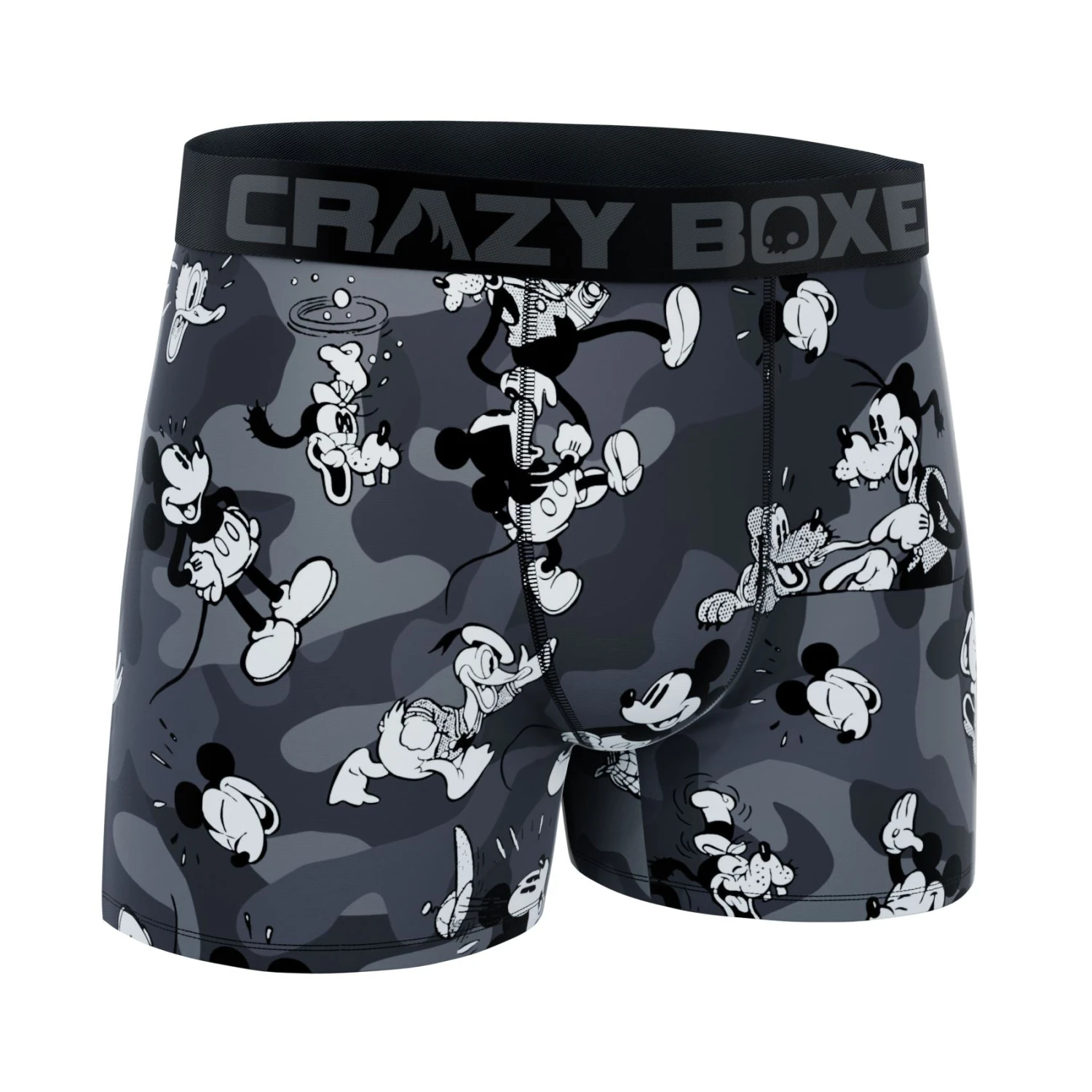 CRAZYBOXER Disney Classic Black Men's Boxer Briefs 5 CRAZYBOXER Disney Classic Black Men's Boxer Briefs - Image 3