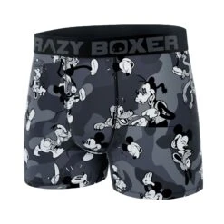 CRAZYBOXER Disney Classic Black Men's Boxer Briefs 9 CRAZYBOXER Disney Classic Black Men's Boxer Briefs -Crazyboxer Sales Store CBDIS0105BLAK 4