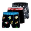 CRAZYBOXER Disney Classic Black Men's Boxer Briefs(3 Pack) -Crazyboxer Sales Store CBDIS0105X3A6 1