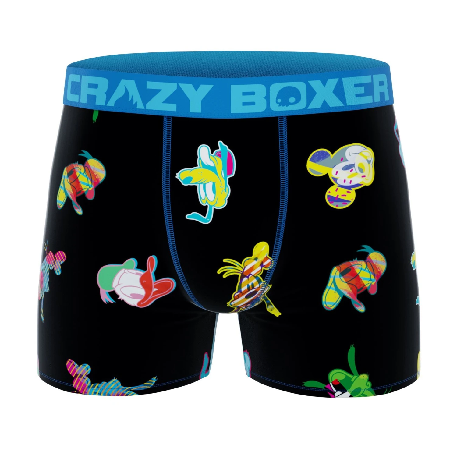 CRAZYBOXER Disney Classic Black Men's Boxer Briefs(3 Pack) 8 CRAZYBOXER Disney Classic Black Men's Boxer Briefs(3 Pack) - Image 6