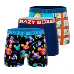 CRAZYBOXER Disney Donald Pop Art Men's Boxer Briefs (3 Pack)