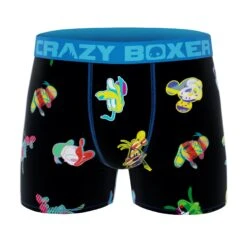 CRAZYBOXER Disney Classic Black Men's Boxer Briefs (5 Pack) -Crazyboxer Sales Store CBDIS0105X5A2 12