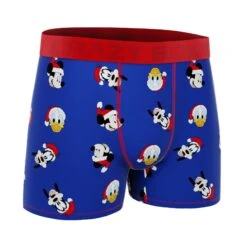 CRAZYBOXER Disney Mickey Donald Xmas Men's Boxer Briefs -Crazyboxer Sales Store CBDIS0106NOEL 3