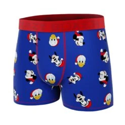 CRAZYBOXER Disney Mickey Donald Xmas Men's Boxer Briefs -Crazyboxer Sales Store CBDIS0106NOEL 4