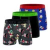 CRAZYBOXER Disney Mickey And Friends XMas Men's Boxer Briefs (3 Pack) -Crazyboxer Sales Store CBDIS0106X3A1 1