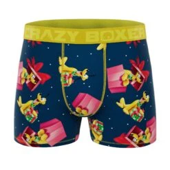 CRAZYBOXER Disney Mickey And Pluto XMas Men's Boxer Briefs (3 Pack) -Crazyboxer Sales Store CBDIS0106X3A2 8
