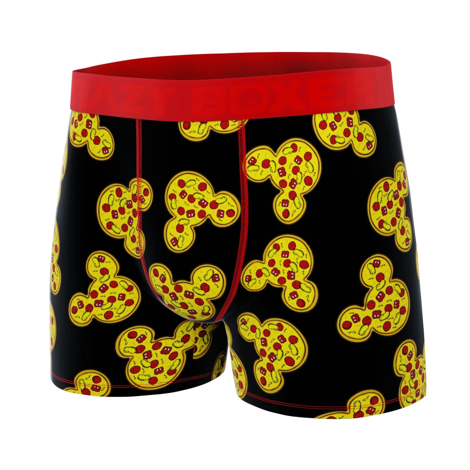 CRAZYBOXER Disney Mickey Pizza Men's Boxer Briefs (Creative Packaging) 7 CRAZYBOXER Disney Mickey Pizza Men's Boxer Briefs (Creative Packaging) - Image 5