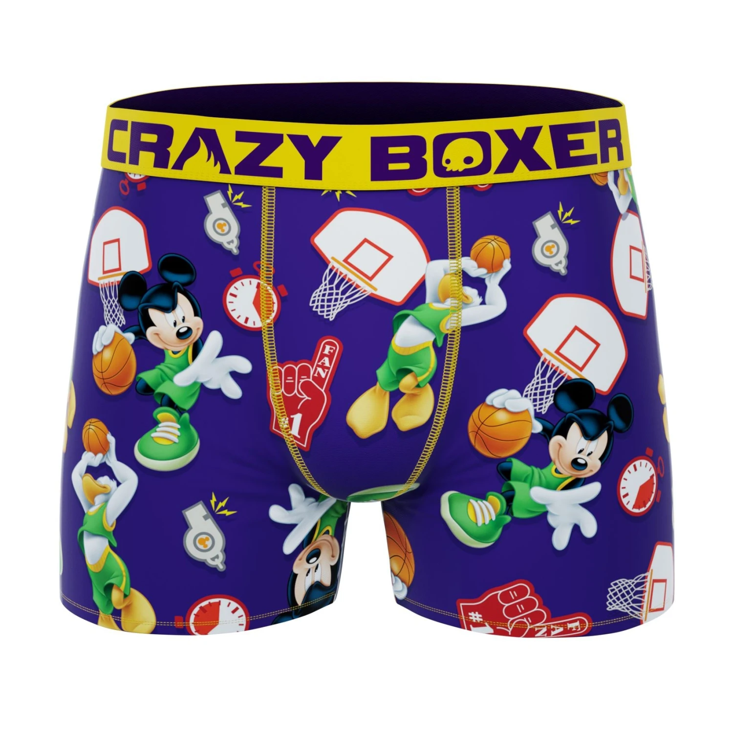 CRAZYBOXER Disney Basketball Men's Boxer Briefs 3 CRAZYBOXER Disney Basketball Men's Boxer Briefs