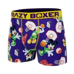 CRAZYBOXER Disney Basketball Men's Boxer Briefs 9 CRAZYBOXER Disney Basketball Men's Boxer Briefs -Crazyboxer Sales Store CBDIS0108BASK 4