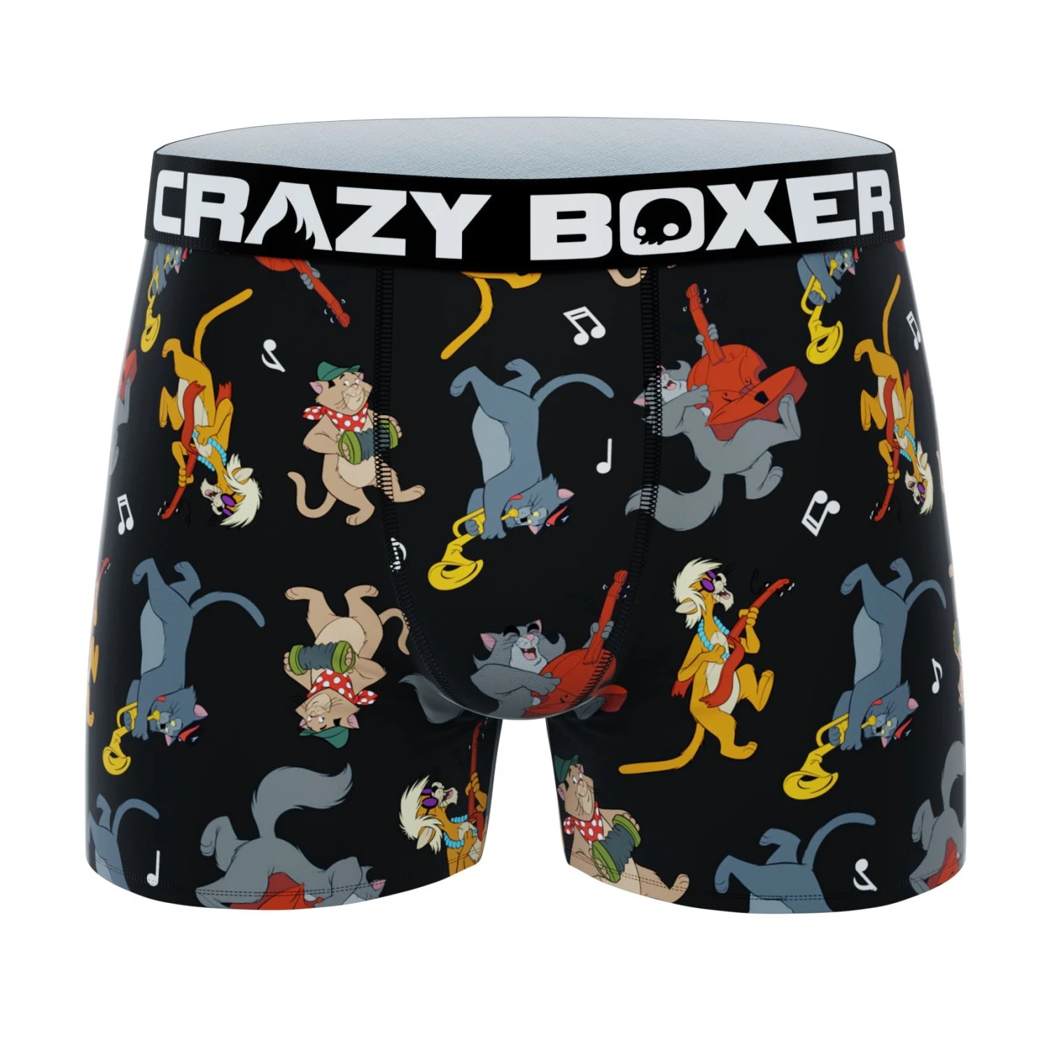 CRAZYBOXER Disney Aristocats Men's Boxer Briefs 3 CRAZYBOXER Disney Aristocats Men's Boxer Briefs