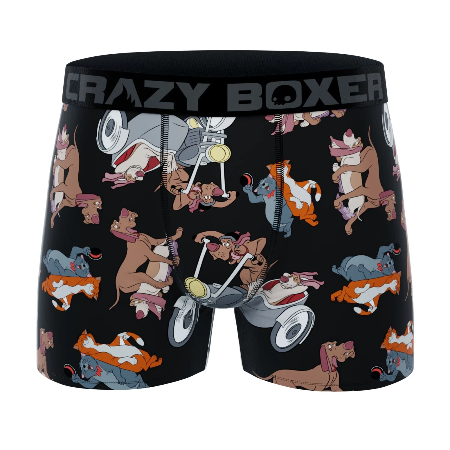 CRAZYBOXER Disney Aristocats Dog Men's Boxer Briefs 3 CRAZYBOXER Disney Aristocats Dog Men's Boxer Briefs