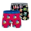 CRAZYBOXER Disney Friends Pictures Men's Boxer Briefs (Pack 2)
