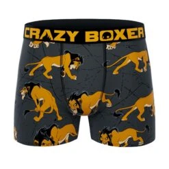 CRAZYBOXER Disney Lion King Men's Boxer Briefs (Pack 3) -Crazyboxer Sales Store CBDIS0108X3A2 8