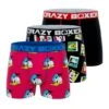 CRAZYBOXER Disney Friends Pictures Men's Boxer Briefs (Pack 3)