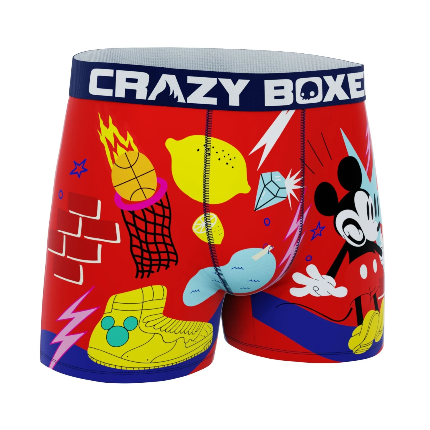 CRAZYBOXER Disney Mickey Mouse Men's Boxer Briefs 5 CRAZYBOXER Disney Mickey Mouse Men's Boxer Briefs - Image 3