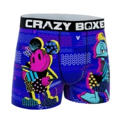 CRAZYBOXER Disney Donald And Mickey Men's Boxer Briefs -Crazyboxer Sales Store CBDIS0109DUO1 3