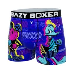 CRAZYBOXER Disney Donald And Mickey Men's Boxer Briefs -Crazyboxer Sales Store CBDIS0109DUO1 4