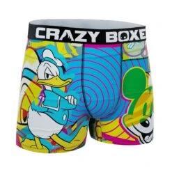 CRAZYBOXER Disney Trippy Men's Boxer Briefs -Crazyboxer Sales Store CBDIS0109GRF1 3