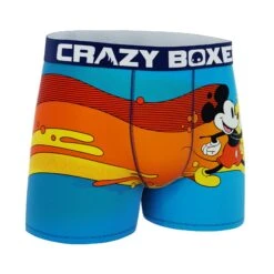 CRAZYBOXER Disney Mickey Mouse Happy Men's Boxer Briefs -Crazyboxer Sales Store CBDIS0109PAIT 3