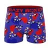 CRAZYBOXER Disney Mickey Valentine Red Men's Boxer Briefs -Crazyboxer Sales Store CBDIS0109PURP 0