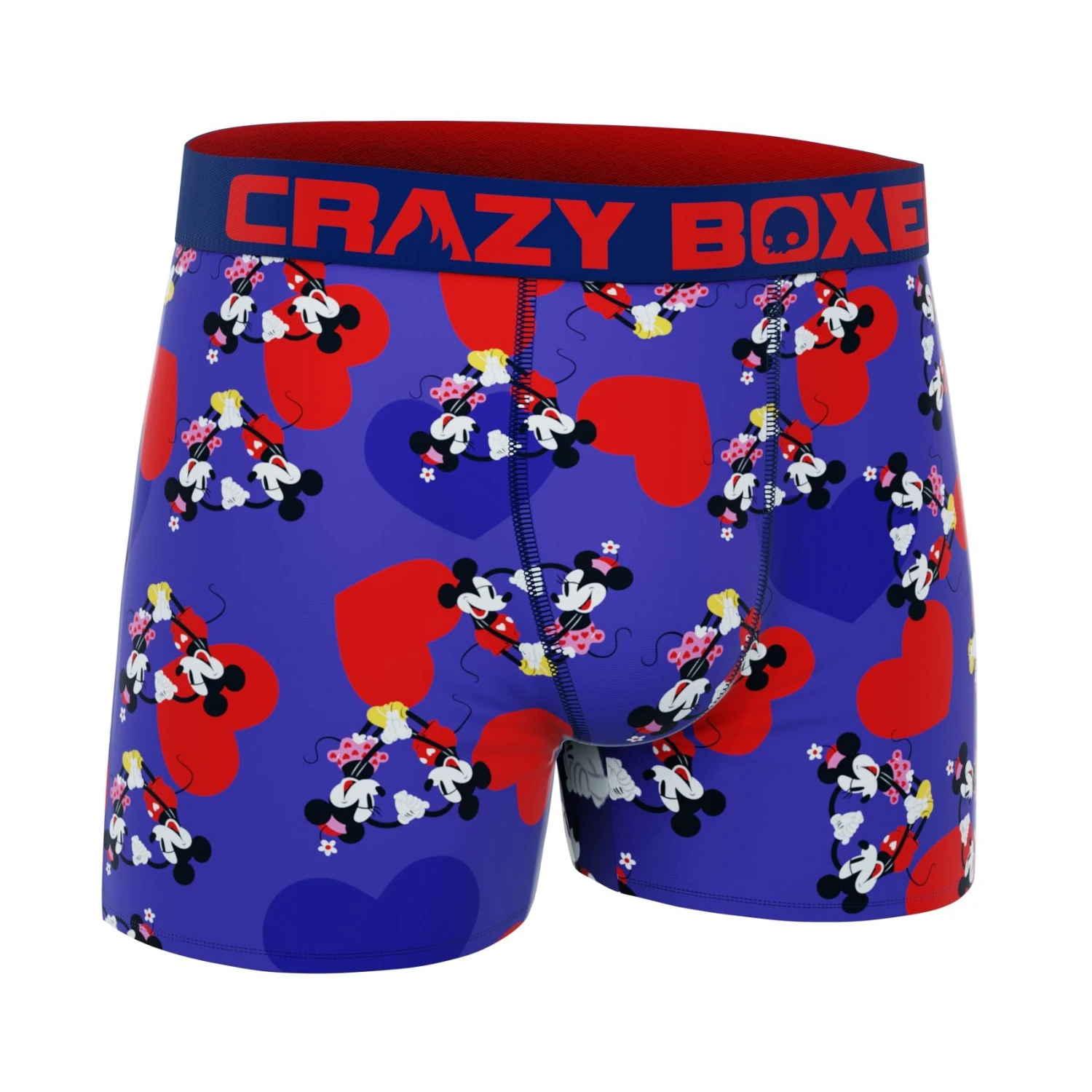 CRAZYBOXER Disney Mickey Valentine Red Men's Boxer Briefs 5 CRAZYBOXER Disney Mickey Valentine Red Men's Boxer Briefs - Image 3