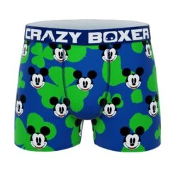 CRAZYBOXER Men's Disney St Patrick Breathable Soft Boxer Briefs (Creative Packaging) 8 CRAZYBOXER Men's Disney St Patrick Breathable Soft Boxer Briefs (Creative Packaging) -Crazyboxer Sales Store CBDIS0109STP2N 1