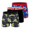 CRAZYBOXER Disney Angry Donald Men's Boxer Briefs (2 Pack) -Crazyboxer Sales Store CBDIS0110X3A2 8