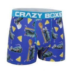 CRAZYBOXER Pixar Ratatouille All Over Men's Boxer Briefs -Crazyboxer Sales Store CBDIS0111RAT2 3