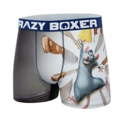 CRAZYBOXER Pixar Ratatouille Men's Boxer Briefs -Crazyboxer Sales Store CBDIS0111RATA 4