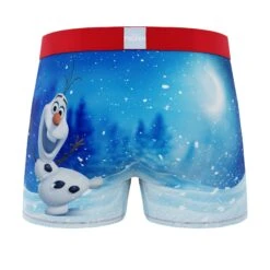 CRAZYBOXER Disney Frozen Olaf Men's Boxer Briefs (Creative Packaging) -Crazyboxer Sales Store CBDIS01OLAXN 2