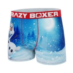 CRAZYBOXER Disney Frozen Olaf Men's Boxer Briefs (Creative Packaging) -Crazyboxer Sales Store CBDIS01OLAXN 4