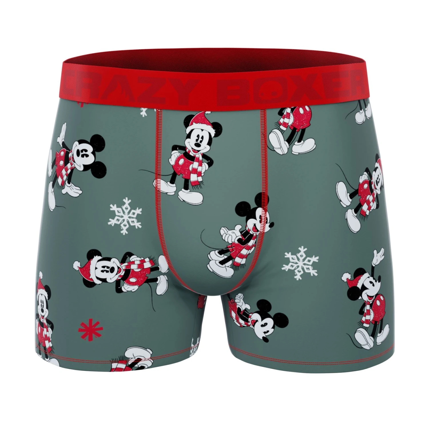 CRAZYBOXER Disney Mickey Mouse Xmas Men's Boxer Briefs (2 Pack) 4 CRAZYBOXER Disney Mickey Mouse Xmas Men's Boxer Briefs (2 Pack) - Image 2