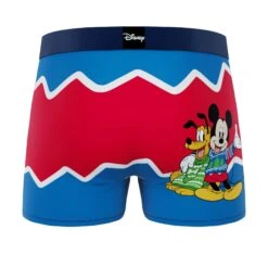 CRAZYBOXER Disney Mickey And Pluto Holidays Men's Boxer Briefs (2 Pack) -Crazyboxer Sales Store CBDIS01X2A2 5