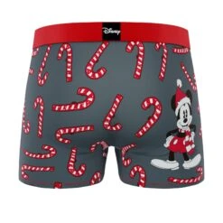 CRAZYBOXER Disney Mickey Xmas Cane Men's Boxer Briefs (2 Pack) -Crazyboxer Sales Store CBDIS01X2A3 5