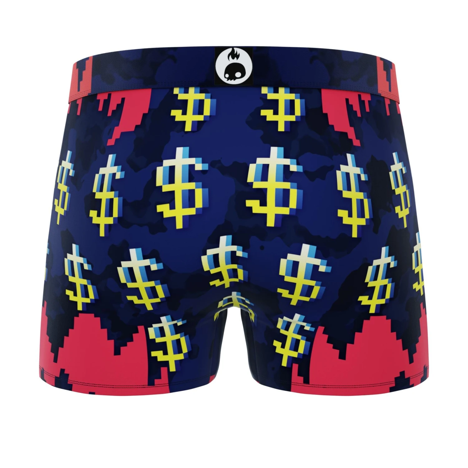 CRAZYBOXER Mire Cash Blue Men's Boxer Briefs (3 Pack) 9 CRAZYBOXER Mire Cash Blue Men's Boxer Briefs (3 Pack) - Image 7