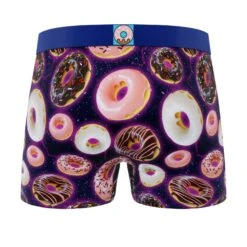 CRAZYBOXER Funky Food Donuts Men's Boxer Briefs -Crazyboxer Sales Store CBFDD01SPAC 1