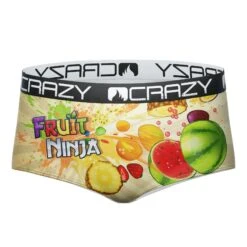 CRAZYBOXER Fruit Ninja Logo Women's Cheeky Brief