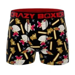 Men's 2-Pack Boxer Briefs - Family Guy - Peter Griffin And Stewie -Crazyboxer Sales Store CBFOXX2A1 6