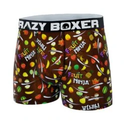 CRAZYBOXER Fruit Ninja All Over Men's Boxer Briefs -Crazyboxer Sales Store CBFRU0101SLIC 4