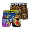 CRAZYBOXER Fruit Ninja All Over Men's Boxer Briefs (2 Pack) -Crazyboxer Sales Store CBFRU0101X2A1 5