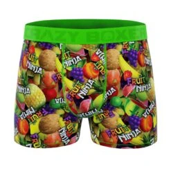 CRAZYBOXER Fruit Ninja Fruits Men's Boxer Briefs (3 Pack) 10 CRAZYBOXER Fruit Ninja Fruits Men's Boxer Briefs (3 Pack) -Crazyboxer Sales Store CBFRU0101X3A2 1