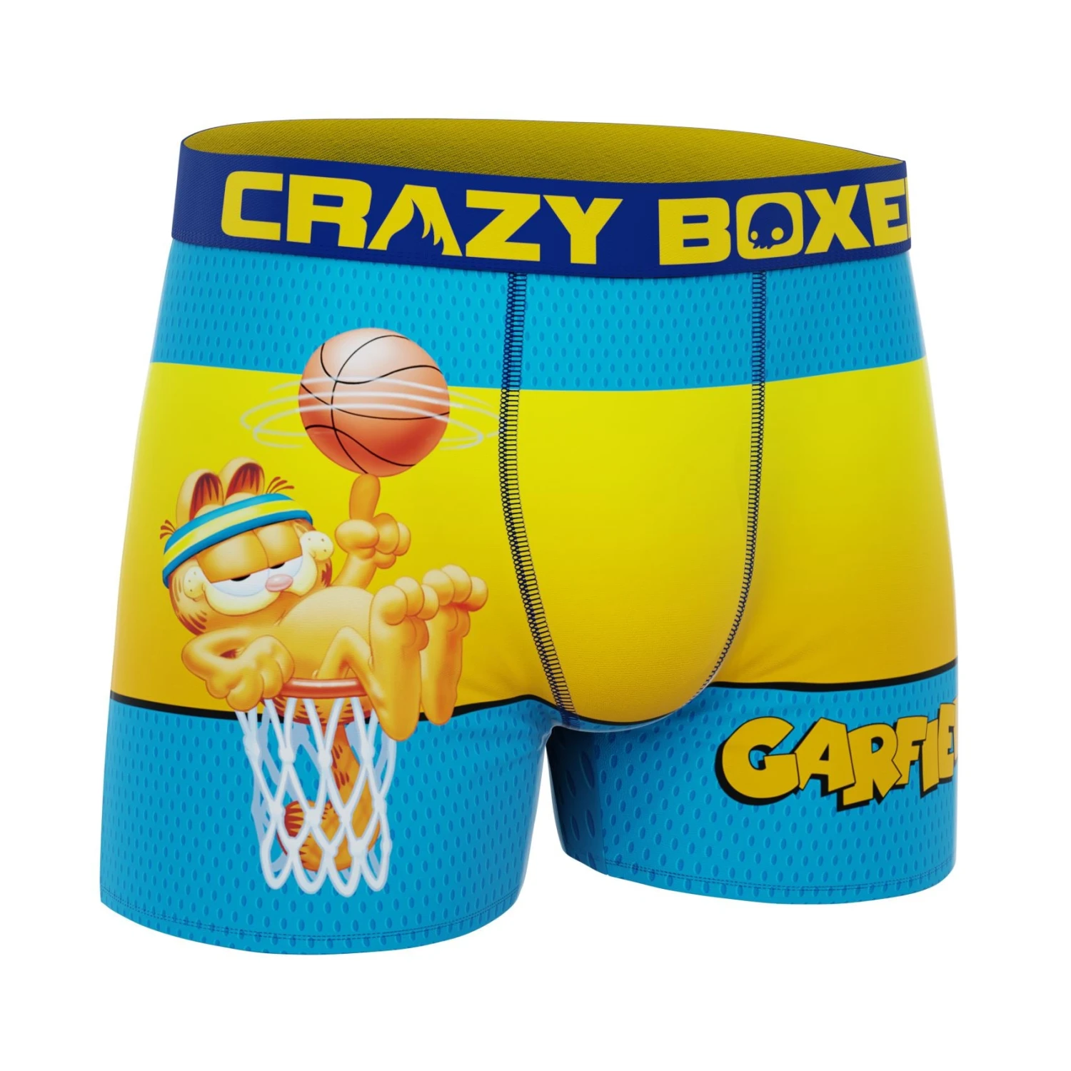 CRAZYBOXER Garfield Basketball Cat Men's Boxer Briefs 5 CRAZYBOXER Garfield Basketball Cat Men's Boxer Briefs - Image 3