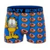 CRAZYBOXER Garfield Donuts Men's Boxer Briefs -Crazyboxer Sales Store CBGAR0101DONU 0