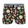 CRAZYBOXER Garfield Food Men's Boxer Briefs -Crazyboxer Sales Store CBGAR0101FOOD 0
