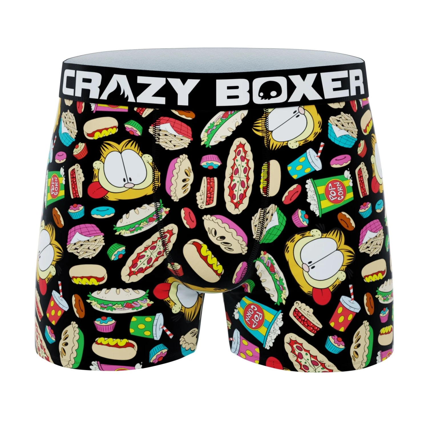 CRAZYBOXER Garfield Food Men's Boxer Briefs 3 CRAZYBOXER Garfield Food Men's Boxer Briefs