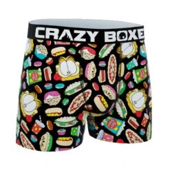 CRAZYBOXER Garfield Food Men's Boxer Briefs 8 CRAZYBOXER Garfield Food Men's Boxer Briefs -Crazyboxer Sales Store CBGAR0101FOOD 3