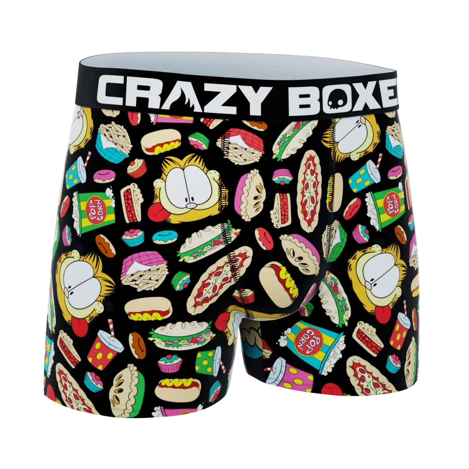 CRAZYBOXER Garfield Food Men's Boxer Briefs 5 CRAZYBOXER Garfield Food Men's Boxer Briefs - Image 3