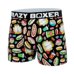 CRAZYBOXER Garfield Food Men's Boxer Briefs 9 CRAZYBOXER Garfield Food Men's Boxer Briefs -Crazyboxer Sales Store CBGAR0101FOOD 4